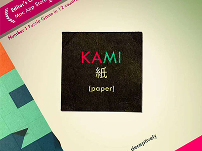 【英文版】神之折纸KAMI 【休闲解谜】