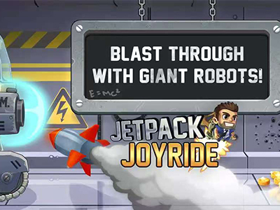 【国际服】疯狂喷气机Jetpack Joyride【动作跑酷】