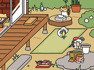 【国际服】【英文版】Neko Atsume 1+2猫咪后院【休闲养成】